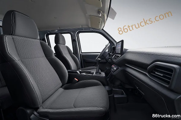 Ankai Xingka PLUS Comfort 1.6L 122 hp 4X2(6 wheels) Gasoline 2.6m Double Row Flatbed Micro Truck (China VI) (With A/C) Cab (3) | 86Trucks