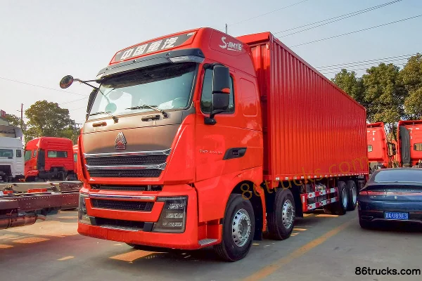 Sinotruk HOWO TH7 510hp 8X4(12 wheels) 9.5m AMT automatic box truck (air suspension) Exterior (3) | 86Trucks