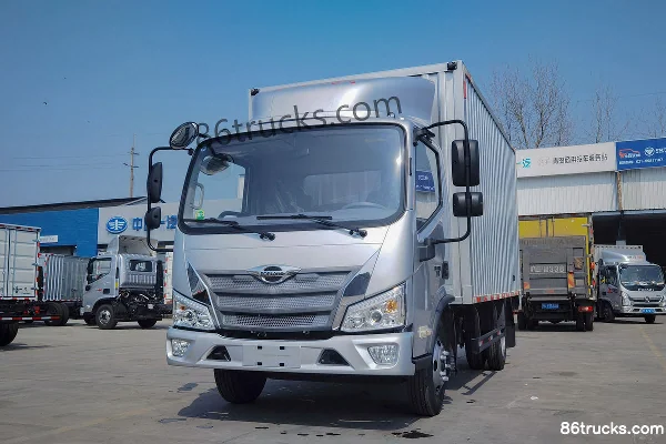 Foton Times Linghang 5 131 ch 4X2(6 roues) Camion léger fourgon 4,14 m à cabine simple Extérieur (3) | 86Trucks