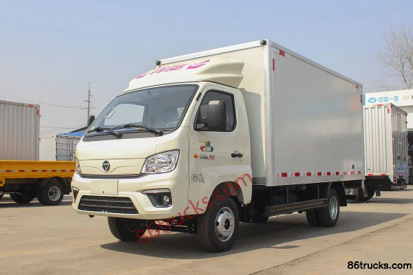 Foton Xiangling M2 1.6L 122 hp 4X2(6 wheels) Gasoline 3.7m Single Row Van Mini Truck Exterior (3) | 86Trucks