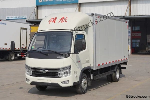 Foton Forland S1 120hp 4X2(6 wheels) 3.42m semi-sleeper box truck (hydraulic brake) Exterior (3) | 86Trucks
