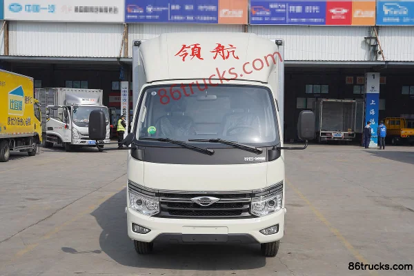 Foton Forland S1 120hp 4X2(6 wheels) 3.42m semi-sleeper box truck (hydraulic brake) Exterior (2) | 86Trucks