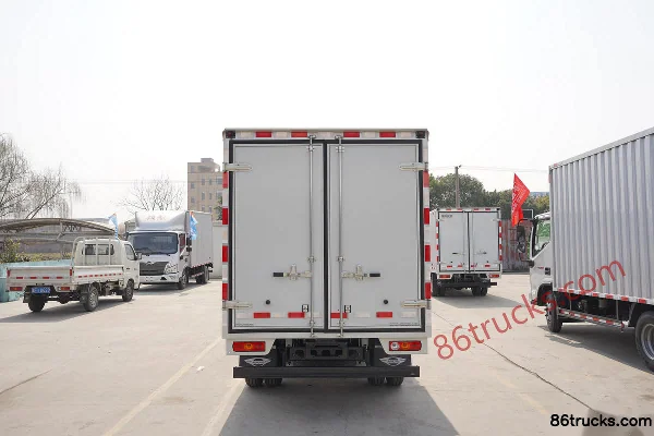 Foton Forland S1 120hp 4X2(6 wheels) 3.42m semi-sleeper box truck (hydraulic brake) Body (3) | 86Trucks
