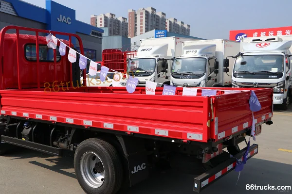 JAC Weiling K3 140ch 4X2(6 roues) camion plateau simple cabine 3,7m Carrosserie (3) | 86Trucks
