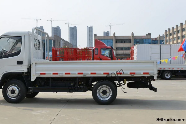 FAW Hongta FAW Jiefang Baling 1 Series V6 102hp 4X2(6 wheels) 3.37m Single-Row Flatbed Light Truck (Hydraulic Brake) Body (2) | 86Trucks