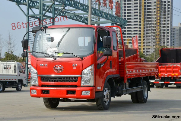 FAW Hongta FAW Jiefang Gongshi 130 hp 4X2(6 wheels) 3.83m Row Half Flatbed Light Truck Exterior (3) | 86Trucks