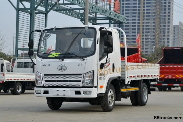 FAW Jiefang Hu VR 120hp 4X2(6 wheels) 3.32m half-row flatbed light truck Exterior (3) | 86Trucks