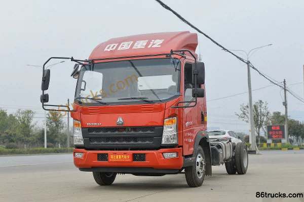 Sinotruk HOWO Dream 160hp 4X2(6 wheels) 4.15m Single Row Flatbed Light Truck Exterior (3) | 86Trucks