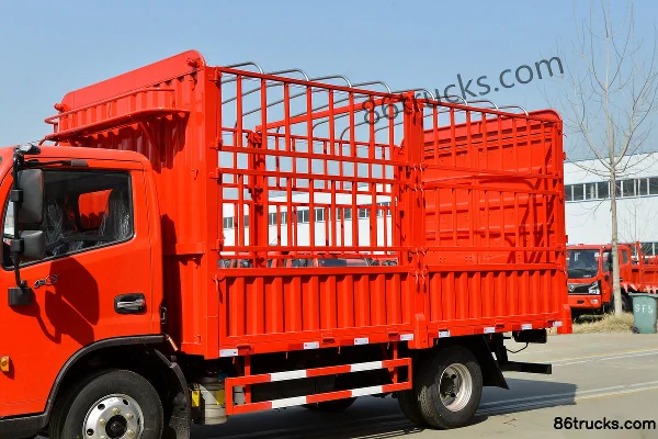 Dongfeng FuruiKa F6 130hp 4X2(6 wheels) 4.17m single-row stake truck (China VI) Body (1) | 86Trucks