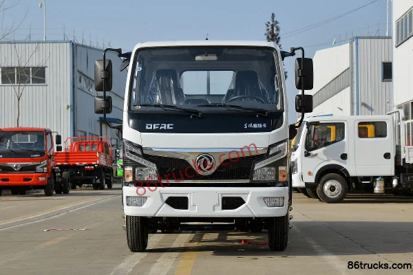 Dongfeng Furui F5 126hp 4X2(6 wheels) 3.4m Semi-Sleeper Flatbed Light Truck (China VI) Exterior (2) | 86Trucks