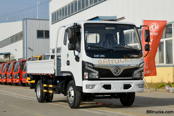 Dongfeng Furui F5 126hp 4X2(6 wheels) 3.4m Semi-Sleeper Flatbed Light Truck (China VI) Exterior