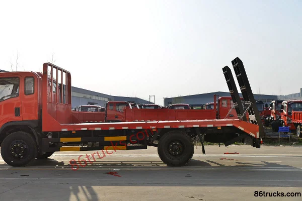 Dongfeng FuruiKa F8 184 hp 4X2(6 wheels) flatbed truck Body (2) | 86Trucks