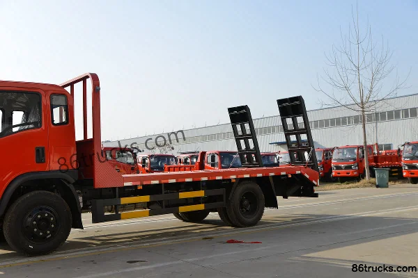 Dongfeng FuruiKa F8 184 hp 4X2(6 wheels) flatbed truck Body (1) | 86Trucks