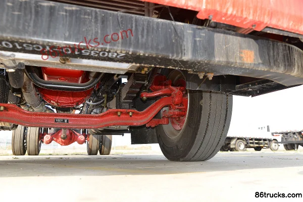 Dongfeng Duolika D9K 260 hp 4X2(6 wheels) 9.6 m wing opening box cargo truck (China VI) Chassis (3) | 86Trucks
