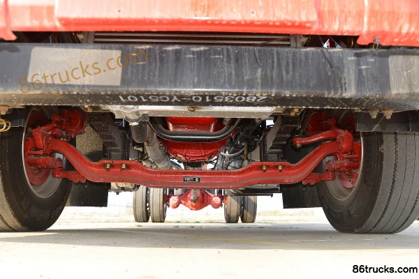 Dongfeng Duolika D9K 260 hp 4X2(6 wheels) 9.6 m wing opening box cargo truck (China VI) Chassis (1) | 86Trucks