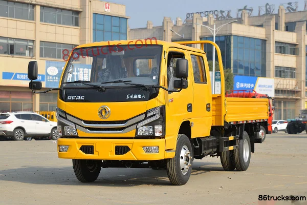 Dongfeng Duolika D6-S 132 ch 4X2(6 roues) 3.25 m double-row camion porteur à plate-forme (China VI) Extérieur (3) | 86Trucks