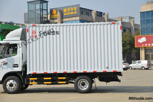 Dongfeng Duolika D5 Ruineng Version 115hp 4X2(6 wheels) 4.09m Single Row Van Light Truck (China VI) (Hydraulic Brake) Body (2) | 86Trucks