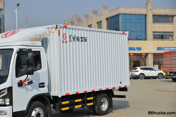 Dongfeng Duolika D5 Ruineng Version 115hp 4X2(6 wheels) 4.09m Single Row Van Light Truck (China VI) (Hydraulic Brake) Body (1) | 86Trucks