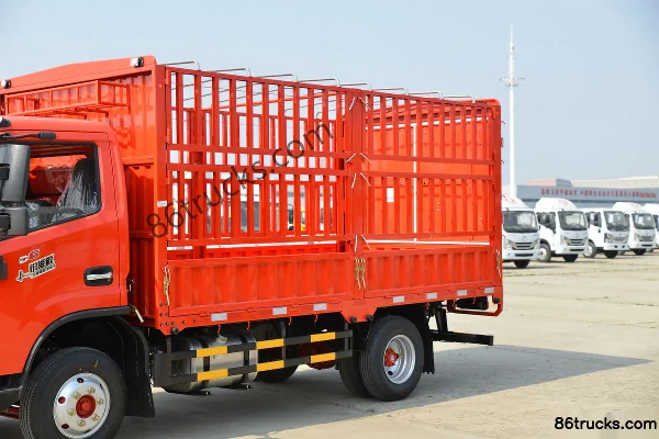 Dongfeng Duolika D6-L Ruineng Edition 140hp 4X2(6 wheels) 4.2m Single Row Stake Truck (Fast Gear 8-speed)(China VI) Body (1) | 86Trucks