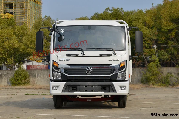Dongfeng Captain Nebula K6 Standard Edition 163hp 4X2(6 wheels) 4.2m Single Row Flatbed Light Truck (High Cargo Box) Exterior (2) | 86Trucks