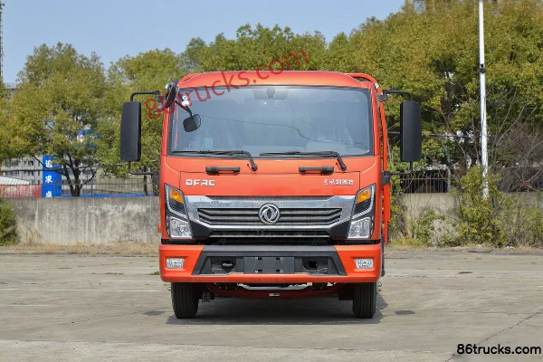 Dongfeng Captain Nebula K6 163hp 4X2(6 wheels) 3.825m Semi-row Flatbed Light Truck (High Cargo Box) Exterior (2) | 86Trucks