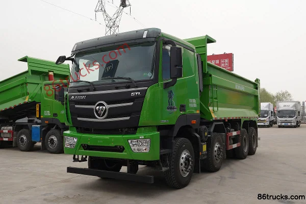 Foton AumanGTL Zhixiang Edition Light-Duty 380hp 8X4(12 wheels) 6.8m Dump Truck Exterior (3) | 86Trucks
