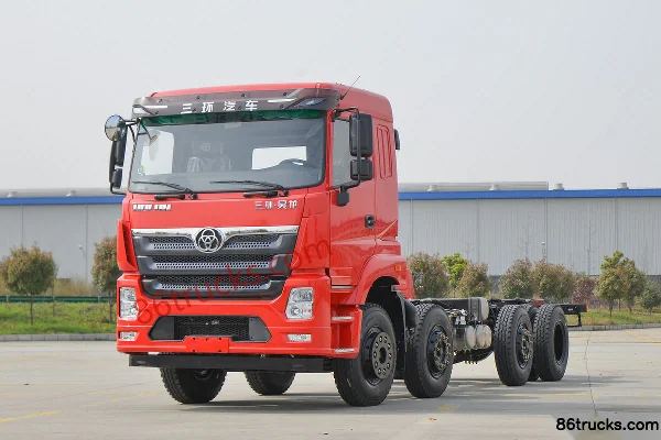 Sanhuan Shitong Haolong Comfort Edition 260 hp 8X2(10 wheels) 8m Flatbed Cargo Truck (China VI) Exterior (3) | 86Trucks