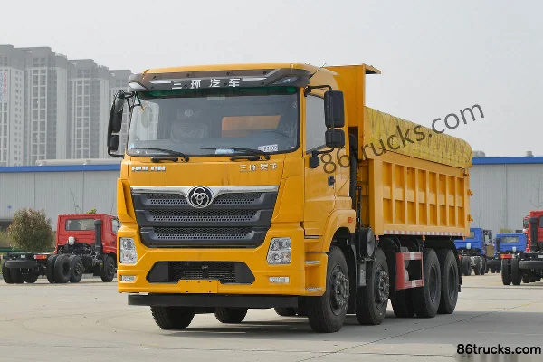 Sanhuan Shitong Haolong 300 hp 8X4(12 wheels) 5.8m Dump Truck Exterior (3) | 86Trucks