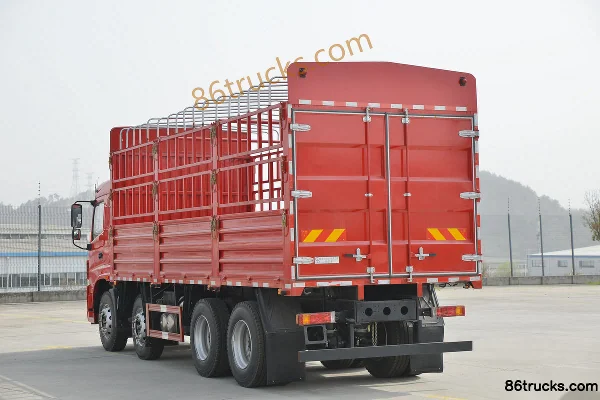 Sanhuan Shitong Haolong Luxury Edition 270hp 8X4(12 wheels) 6.8m Stake Cargo Truck Body (3) | 86Trucks