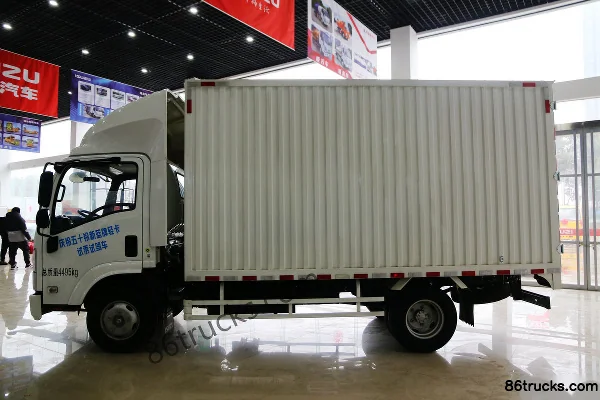 Isuzu M100 120 ch 4X2(6 roues) 4,13 m fourgon monoplace léger (China VI) Extérieur (3) | 86Trucks