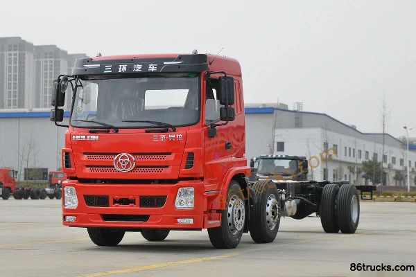 Sanhuan Shitong Haolong Luxury Edition 245 hp 6X2(8 wheels) 7.2m Flatbed Cargo Truck Exterior (3) | 86Trucks