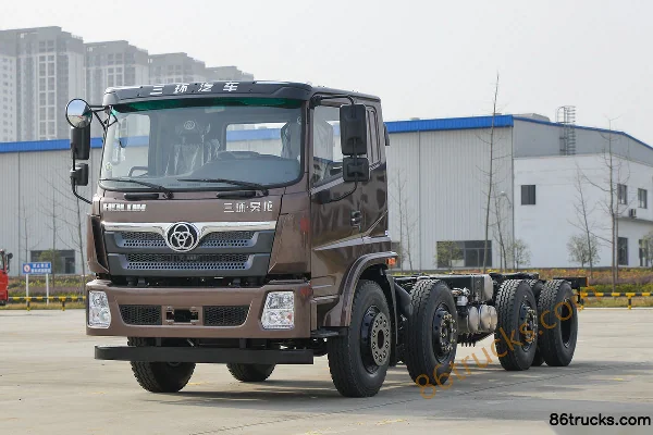 Sanhuan Shitong Haolong Comfort Edition 260 hp 8X2(10 wheels) 7.6m Flatbed Cargo Truck (China VI) Exterior (3) | 86Trucks