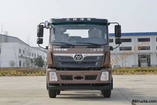 Sanhuan Shitong Haolong Comfort Edition 260 hp 8X2(10 wheels) 7.6m Flatbed Cargo Truck (China VI) Exterior (2) | 86Trucks