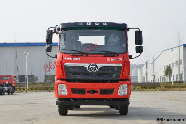 Sanhuan Shitong Haolong 220hp 6X2(8 wheels) 4.8m Side Panel Cargo Truck Exterior (2) | 86Trucks