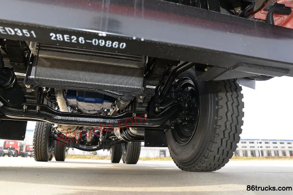 Sanhuan Shitong Haolong 220hp 6X2(8 wheels) 4.8m Side Panel Cargo Truck Chassis (3) | 86Trucks