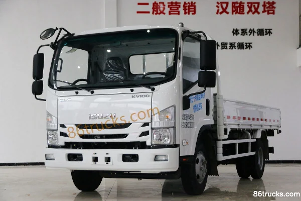 Isuzu KV100 120 ch 4X2(6 roues) camion léger à ridelles 4,205 m, cabine simple (China VI) (frein à air) Extérieur (3) | 86Trucks