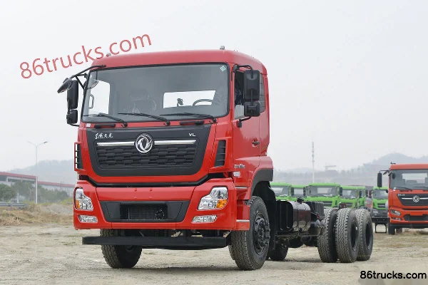 Dongfeng Commercial Vehicle Tianlong VL Heavy Truck 270 hp 6X4(10 wheels) 9.6m Flatbed Cargo Truck Exterior (3) | 86Trucks