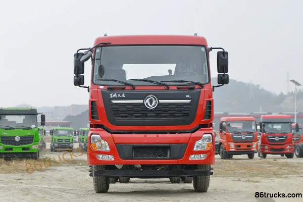 Dongfeng Commercial Vehicle Tianlong VL Heavy Truck 270 hp 6X4(10 wheels) 9.6m Flatbed Cargo Truck Exterior (2) | 86Trucks