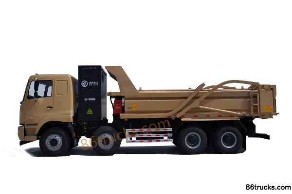 Hualing M5 31T 8X4(12 wheels) Battery Swap Edition 5.6m Electric Dump Truck 282kWh Exterior (3) | 86Trucks