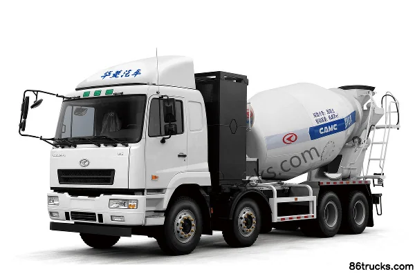 Hualing M5 490 hp 8X4(12 wheels) Battery Swap electric concrete mixer truck 282kWh Exterior (2) | 86Trucks