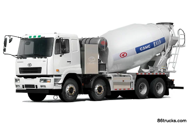 Hualing M5 490 hp 8X4(12 wheels) Battery Swap electric concrete mixer truck 282kWh Exterior (3) | 86Trucks