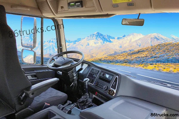 Hualing M5 version ligne secondaire 390 ch 6X4(10 roues) tracteur routier Cabine (1) | 86Trucks