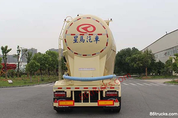 Hualing 40.5 Cubic Meter Medium Density Powder Bulk Material Semi-Trailer Exterior (2) | 86Trucks