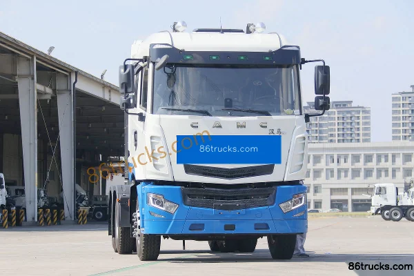 Hualing Hanma H7 heavy truck 6X4(10 wheels) electric tractor truck 350kWh Exterior (3) | 86Trucks
