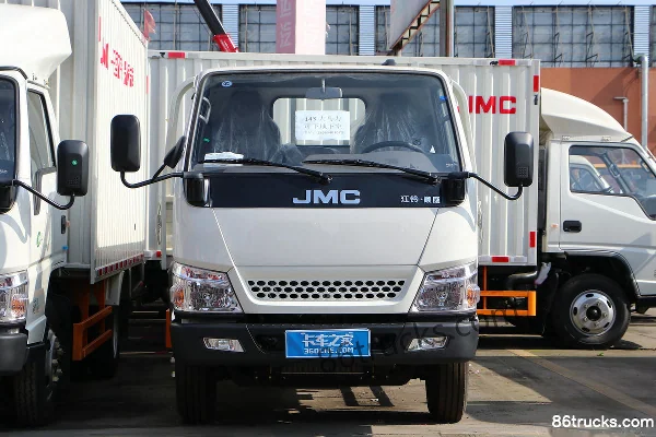 JMC Shunwei Narrow Body 143 hp 4X2(6 wheels) 4.22m Single Row Flatbed Light Truck (China VI) (Air Brake) Exterior (2) | 86Trucks