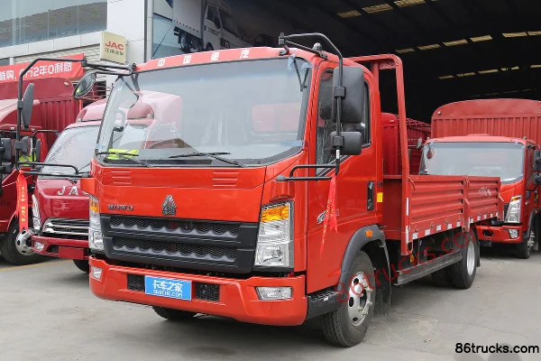 Sinotruk HOWO Zhuimeng 130hp 4X2(6 wheels) 4.15m Single Row Flatbed Light Truck (Ratio 4.875) Exterior (3) | 86Trucks