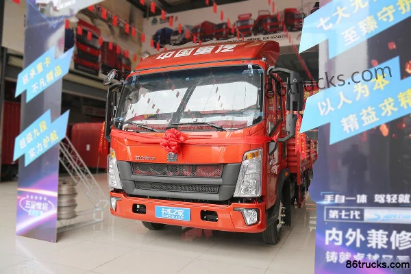 Sinotruk HOWO Hanjiang L2M 84 hp 4X2(6 wheels) 3.85m Day Cab Flatbed Light Truck Exterior (3) | 86Trucks