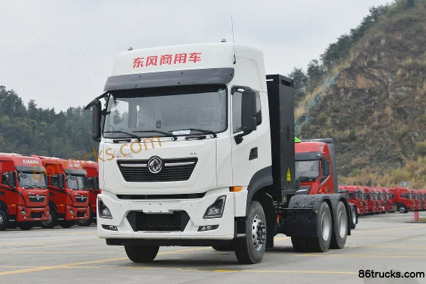Dongfeng Commercial Vehicle Tianlong KL Standard Load Edition 6X4(10 wheels) Electric battery swap tractor truck 360kWh Exterior (3) | 86Tru