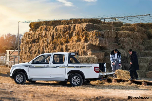 Changan Kaicheng F300 2022 True Fragrance Edition 1.5L Gasoline 115hp 2WD 5MT Standard Wheelbase Double-row Pickup Exterior (3) | 86Trucks