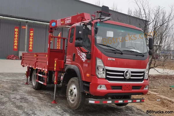Sinotruk Sinotruk Ruishi Light Truck truck-mounted crane